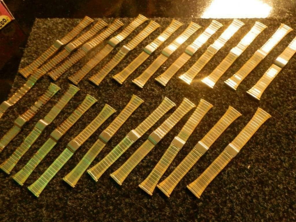 Horlogeband dames bi color nieuw stainless steel 15 cm, Ophalen of Verzenden, Nieuw