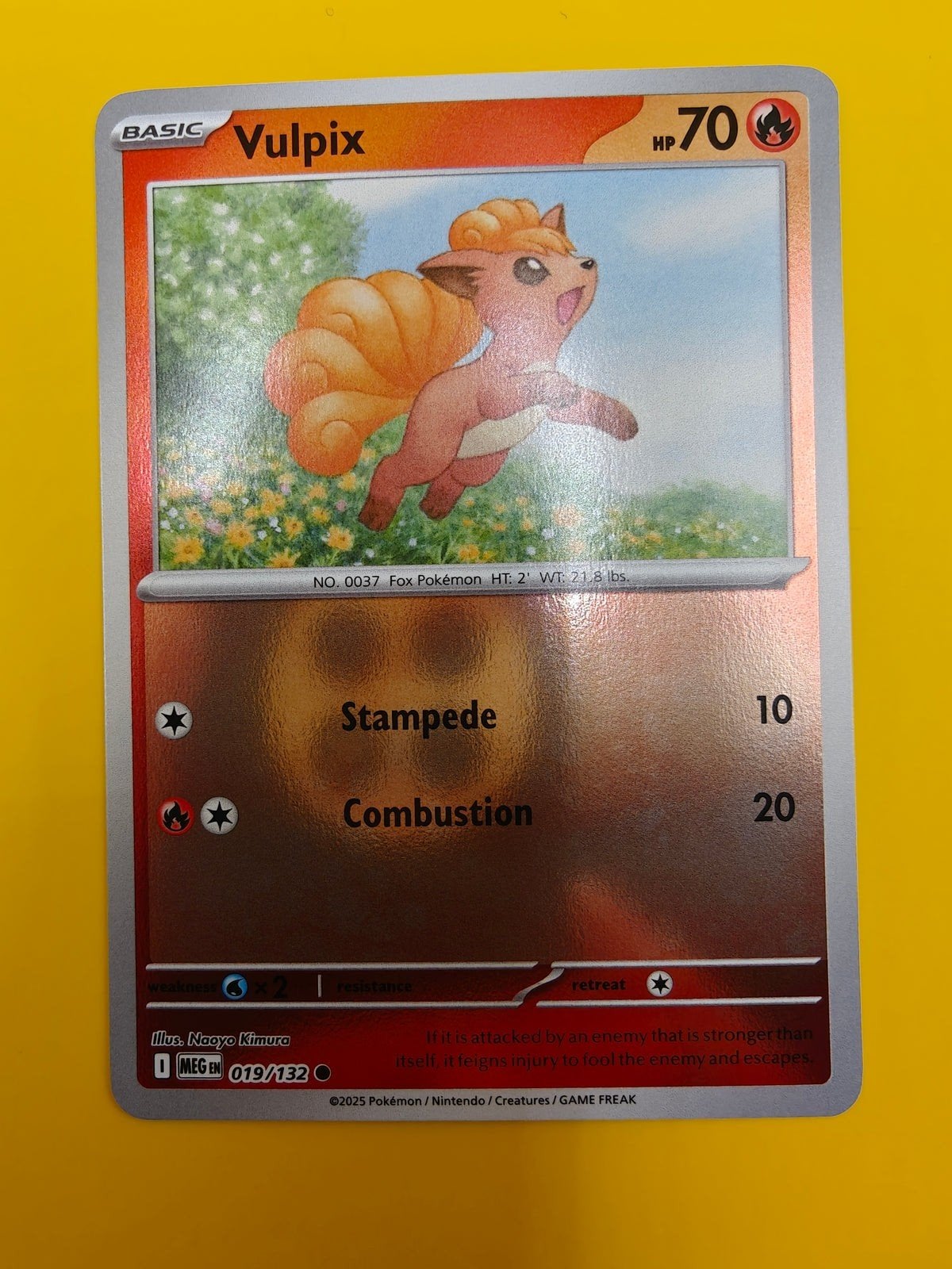 Vulpix Reverse Holo - Mega Evolution Base Set, Verzenden, Zo goed als nieuw