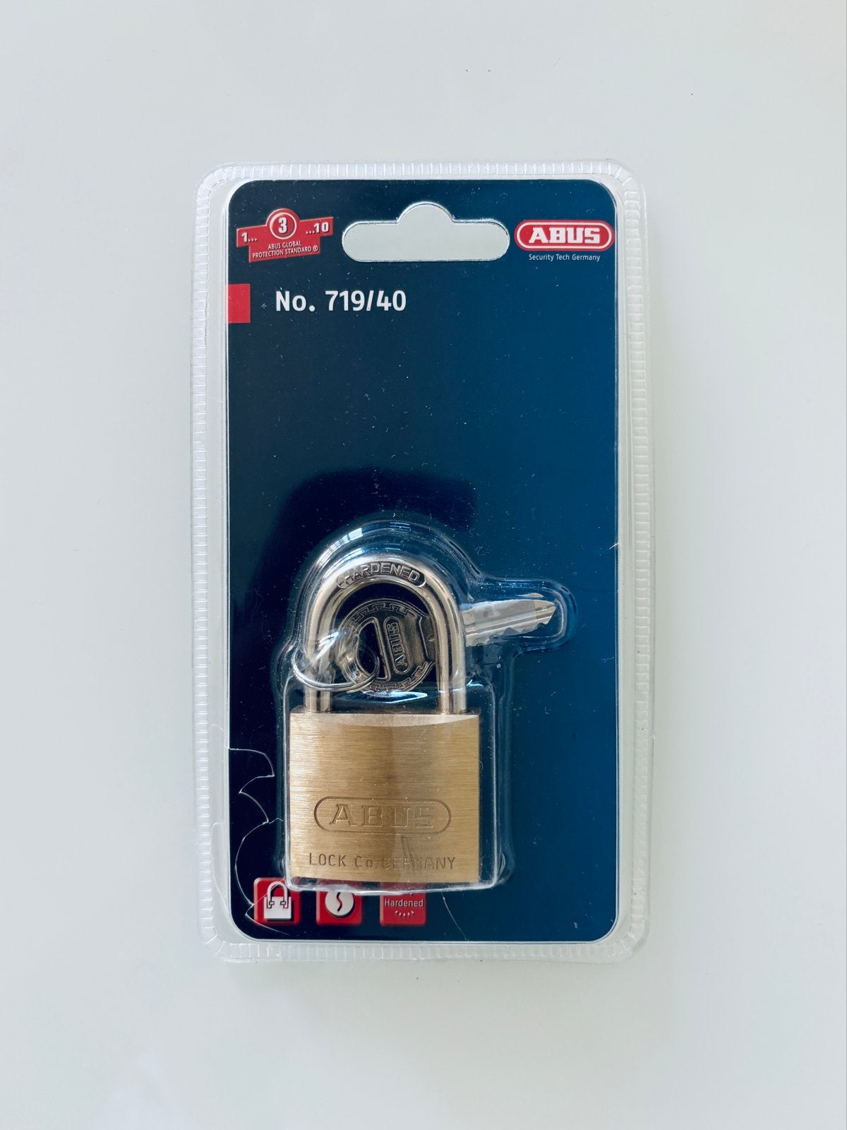 ABUS Hangslot No. 719/40 - Nieuw in verpakking, Doe-het-zelf en Verbouw, Ophalen, Nieuw, Overige typen