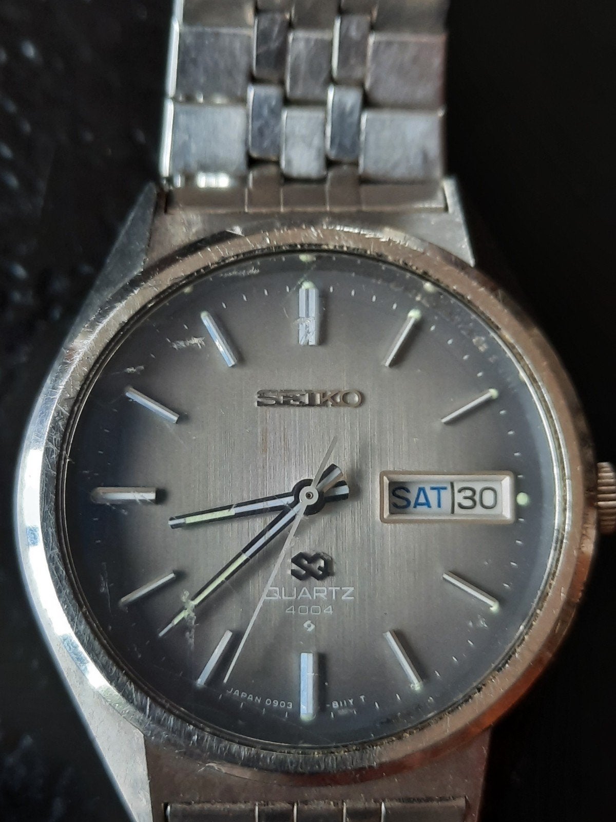 Seiko 4004 Quartz Vintage Herenhorloge - Goede Staat, Sieraden, Tassen en Uiterlijk, Horloges | Heren, Ophalen of Verzenden