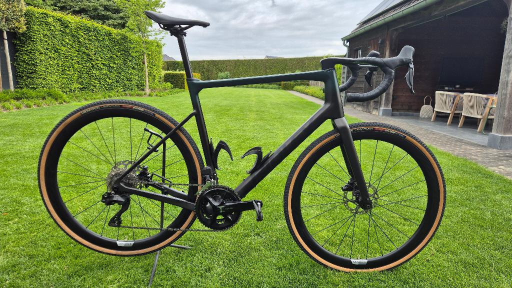 Ridley Grifn Carbon Gravelbike (L)- 105 DI2 2x12s, 28 inch, Gebruikt, Carbon, Heren