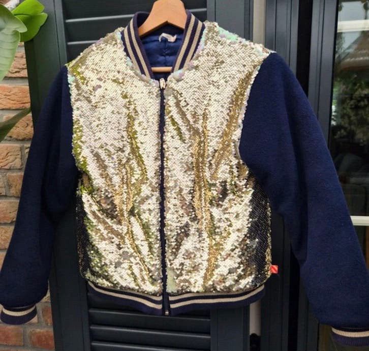😍NIEUW!😍 BILLIEBLUSH Sequin winterjas jas pailletten goud, Ophalen of Verzenden, Nieuw, Meisje, Jas
