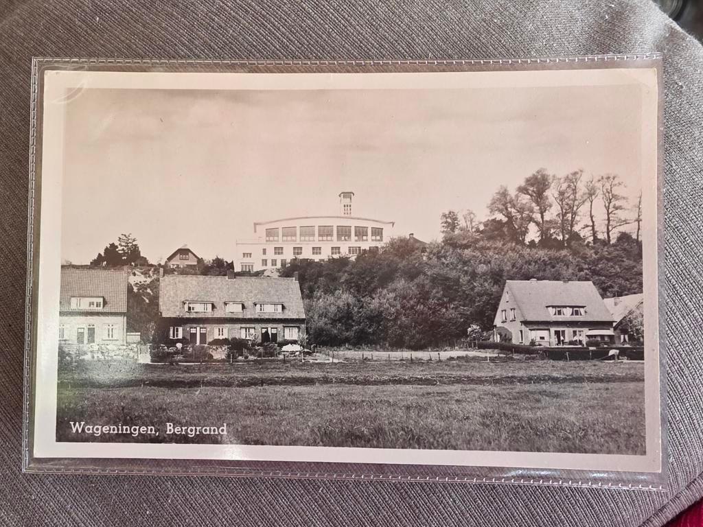 Oude Ansichtkaart Wageningen, Bergrand, Verzamelen, Ophalen of Verzenden, 1940 tot 1960, Gelopen, Gelderland