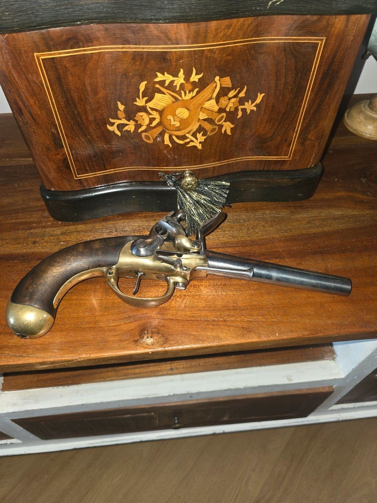 Antiek Vuursteenpistool 1777 - Flintlock, Ophalen of Verzenden