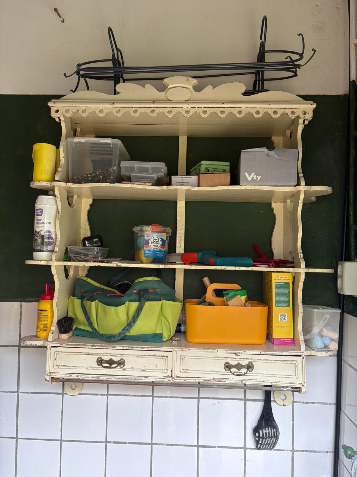 Keuken regaal, wandkast, keukenplank, Ophalen