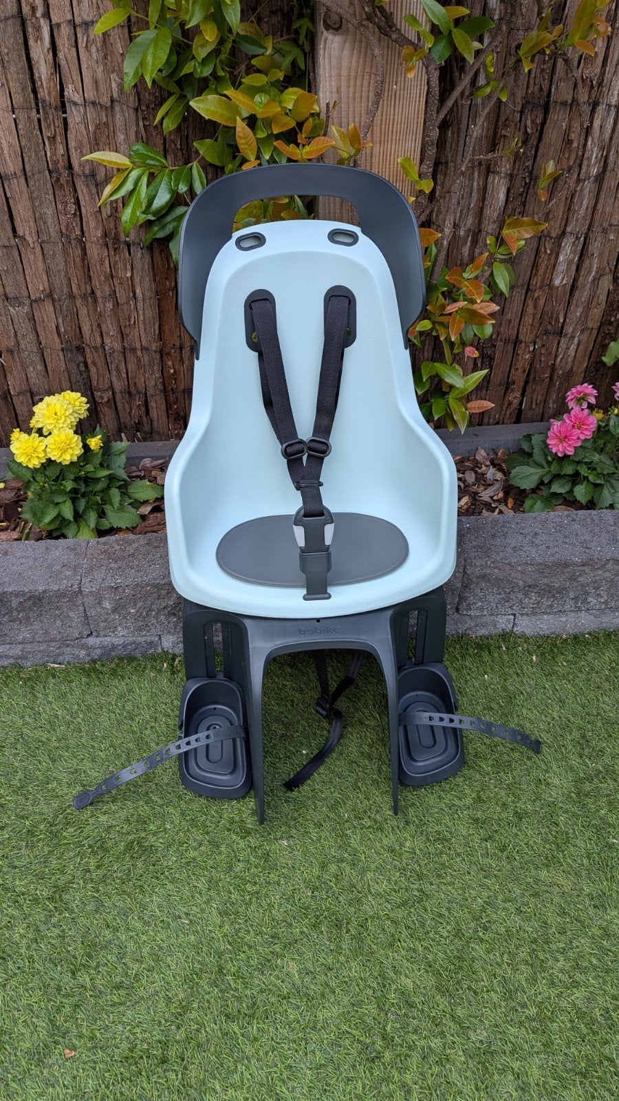 Bobike Maxi Go Achterzitje - Marsmallow Mint, Fietsen en Brommers, Fietsaccessoires | Fietsstoeltjes, Ophalen, Achterzitje, Voetsteuntjes