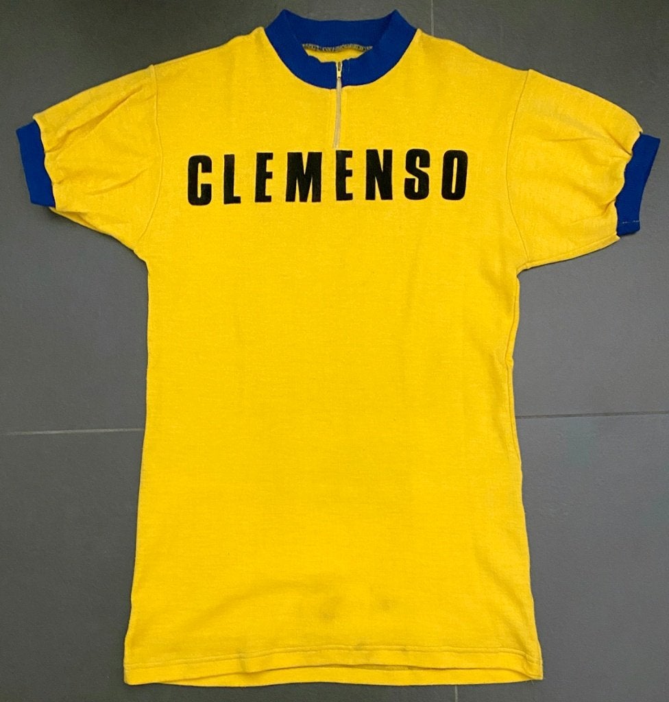 Wollen wielertrui CLEMENSO – AD POLAK – 1982, Ophalen of Verzenden, Overige typen
