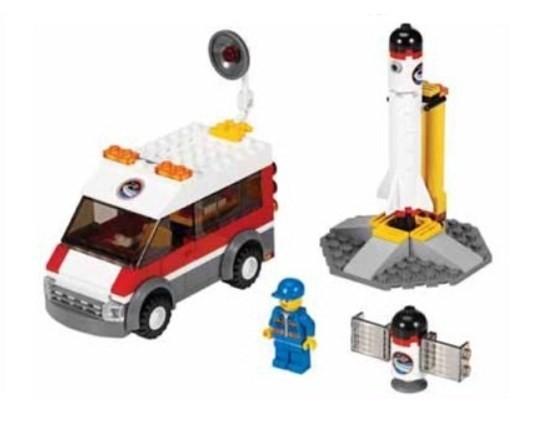 LEGO City Space Port - Sattelite Launch Pad (3366), Ophalen of Verzenden