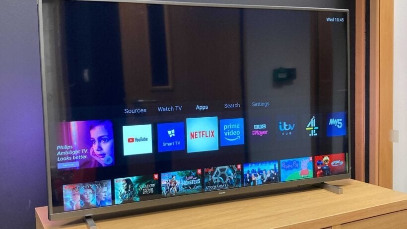 Philips 43PUS7805 4K UHD Smart TV - Zo goed als nieuw, Philips, Ophalen of Verzenden, Zo goed als nieuw, 100 cm of meer