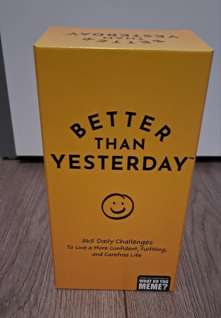 Better Than Yesterday: 365 Dagelijkse Uitdagingen, Ophalen of Verzenden, Minder dan 500 stukjes, Nieuw, Overige typen