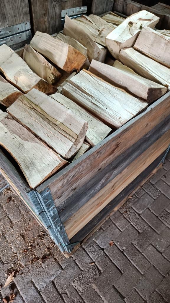 Mooi esdoorn hout voor kachel en open haard, Tuin en Terras, Haardhout, Blokken, Overige houtsoorten, 3 tot 6 m³, Ophalen