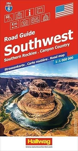 Hallwag Road Guide Southwest USA (6), Overige gebieden, 2000 tot heden, Nieuw, Ophalen of Verzenden