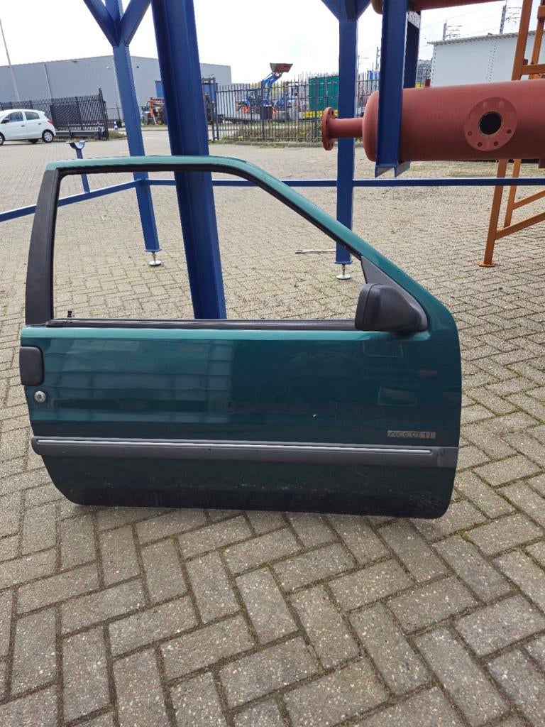 Deur links voor Peugeot 106 - Groen, Ophalen, Gebruikt, Citroën, Deur