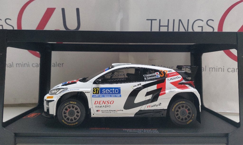 Ixo 1:18 Toyota GR Yaris Rally2 #37 rally Finland 2024, Ophalen of Verzenden, Nieuw, Auto, Overige merken