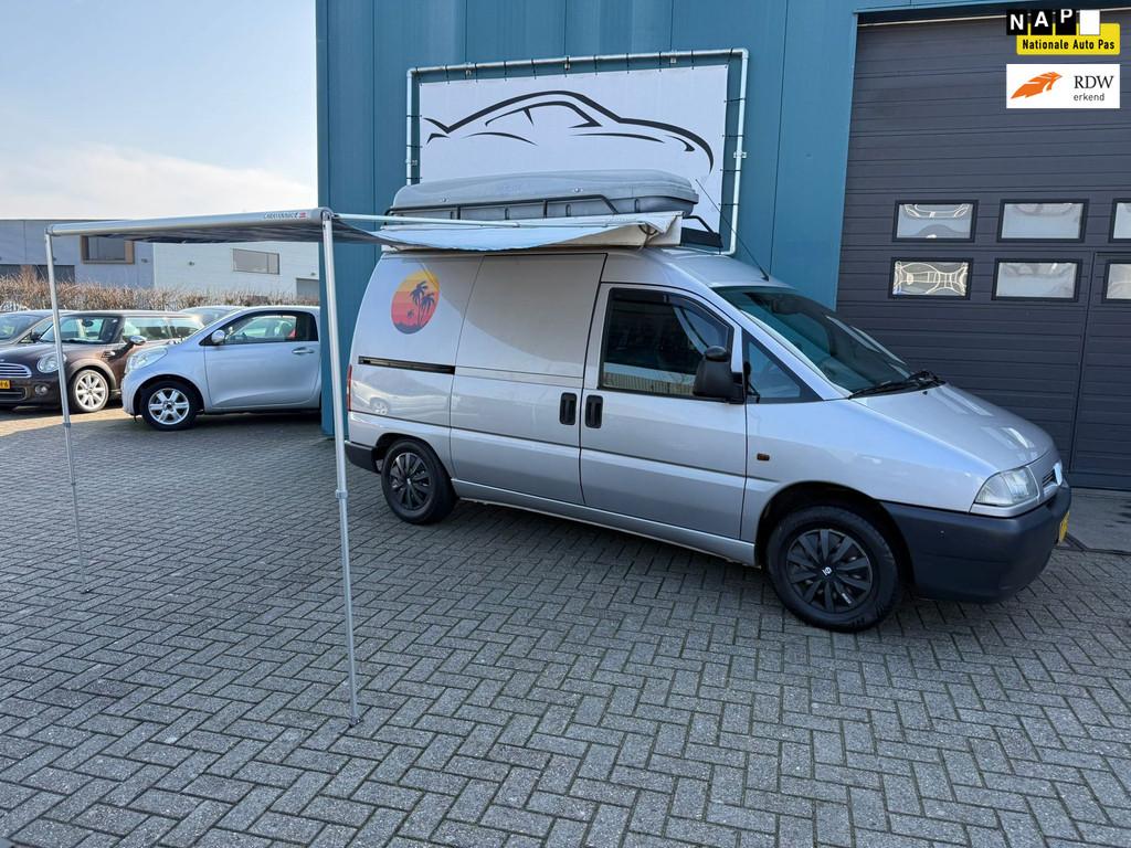 Fiat Scudo 1.9 D L Camperombouw Stuurbekr Trekhaak NL Auto N, Caravans en Kamperen, Campers, Buscamper of Camperbus, Bedrijf, Fiat