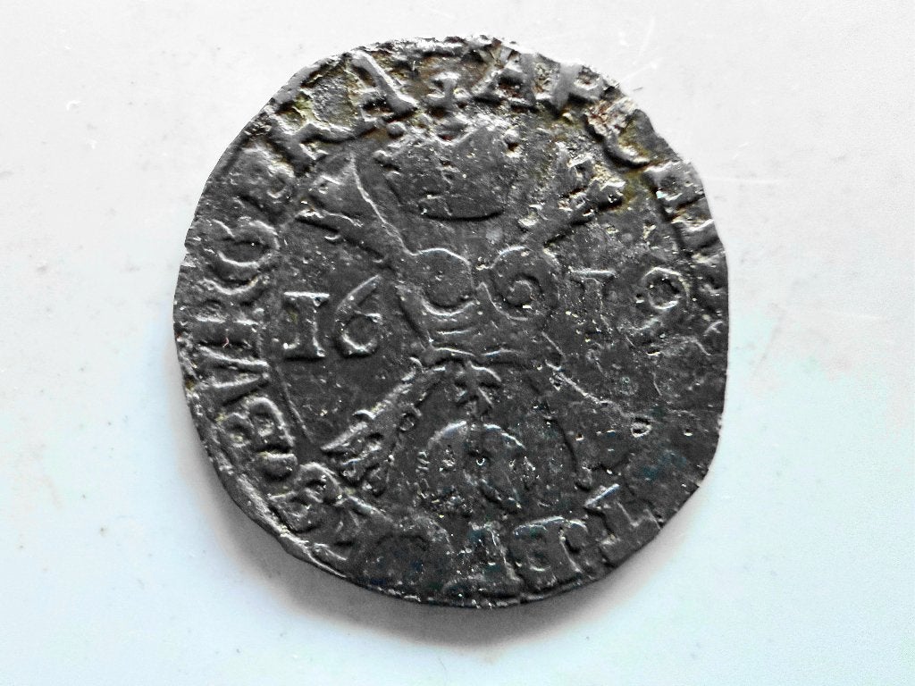 Duit Maastricht 1619 Bodemvondst, Ophalen of Verzenden, Vóór koninkrijk, Overige waardes