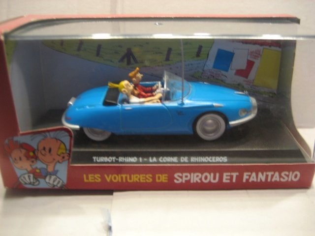 Les voitures de spirou et fantasio/turbot rhinoturbotraction, Ophalen of Verzenden, Zo goed als nieuw, Auto, Overige merken