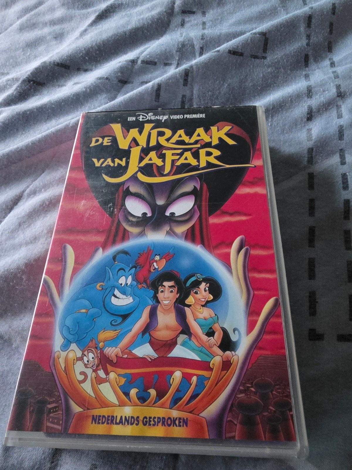 De Wraak van Jafar - Disney VHS (Nederlands gesproken), Nederlands ondertiteld, Gebruikt, Alle leeftijden, Kinderfilm