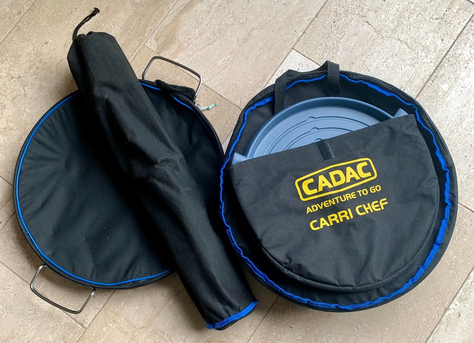 TEAB: Cadac Carrichef met paëllapan van 47 cm, Ophalen of Verzenden, Zo goed als nieuw