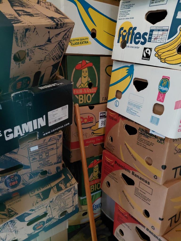Stevige bananendozen voor verhuizing of opslag (20+), Doe-het-zelf en Verbouw, Kratten en Dozen, 40 tot 60 cm, 50 tot 75 cm, Ophalen of Verzenden