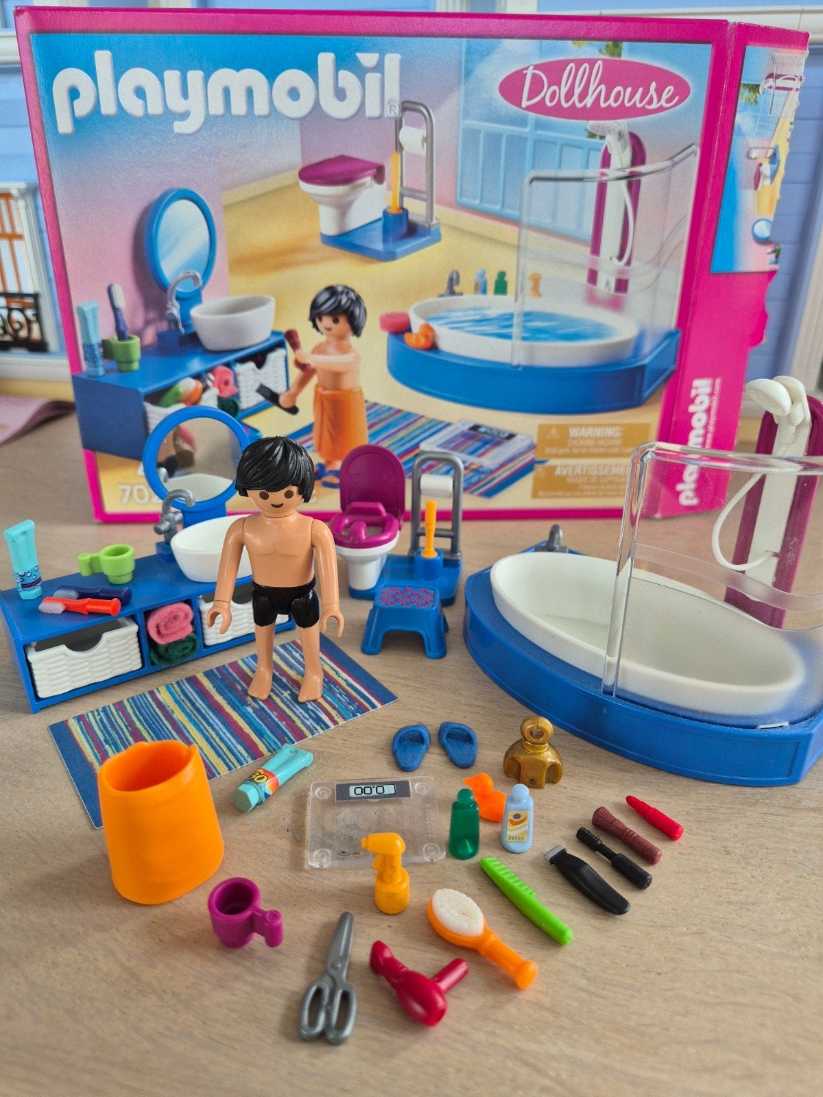 70211 Playmobil Dollhouse Badkamer, Kinderen en Baby's, Speelgoed | Playmobil, Ophalen, Zo goed als nieuw