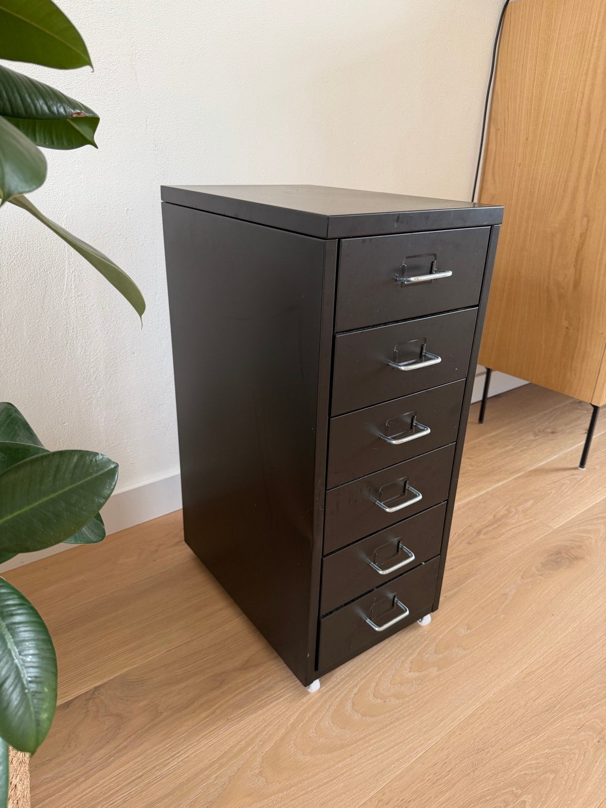 IKEA Helmer ladekast - zwart, Ophalen, Minder dan 50 cm, Gebruikt, 5 laden of meer