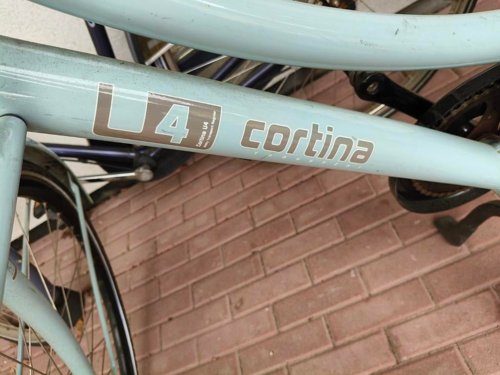 Cortina U4 damesfiets -57 cm Lichtblauw - Ophalen in Aalten, Fietsen en Brommers, Fietsen | Dames | Damesfietsen, Ophalen, Gebruikt