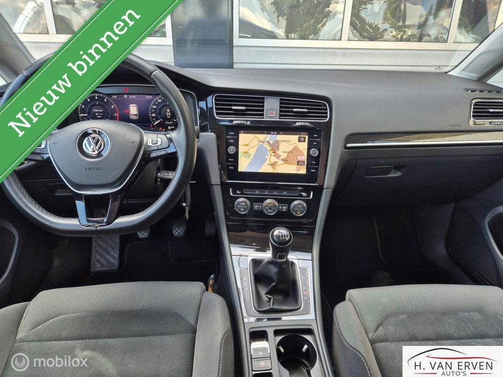 Volkswagen Golf 1.0 TSI Highline APPLE CARPLAY NAVI LED NAP, Auto's, Blauw, Origineel Nederlands, Bedrijf, Handgeschakeld
