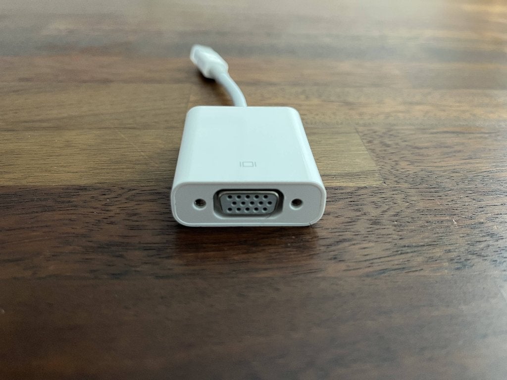 Apple Mini DisplayPort (Thunderbolt) - naar-VGA-adapter, Ophalen of Verzenden, Gebruikt