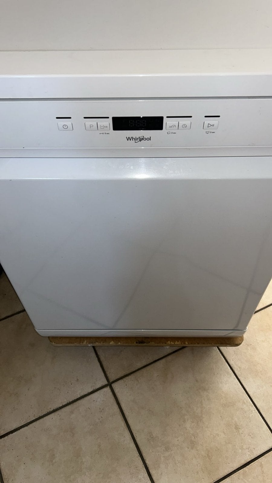 Whirlpool WFC 3B+26 vaatwasser, Witgoed en Apparatuur, Vaatwasmachines, Ophalen, 60 cm of meer, Zo goed als nieuw, 85 tot 90 cm