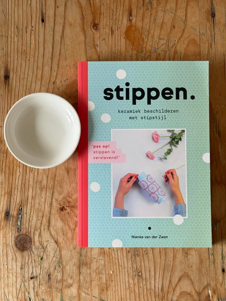 Nienke van der Zwan - Stippen., Ophalen of Verzenden, Zo goed als nieuw, Nienke van der Zwan, Tekenen en Schilderen