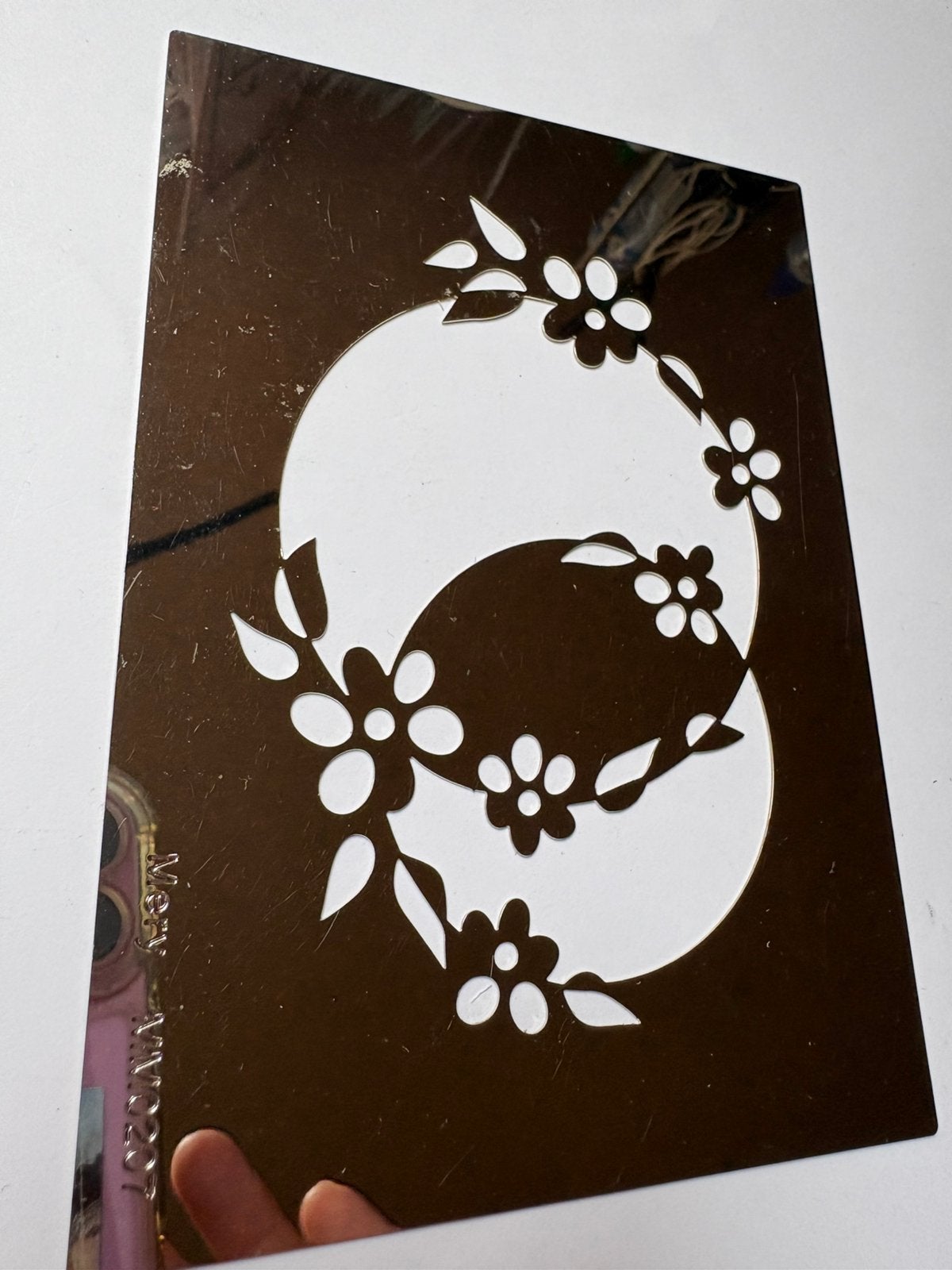 Embossing mal metaal bloemen rondes, Ophalen of Verzenden, Zo goed als nieuw, Overige thema's, Pons of Mal