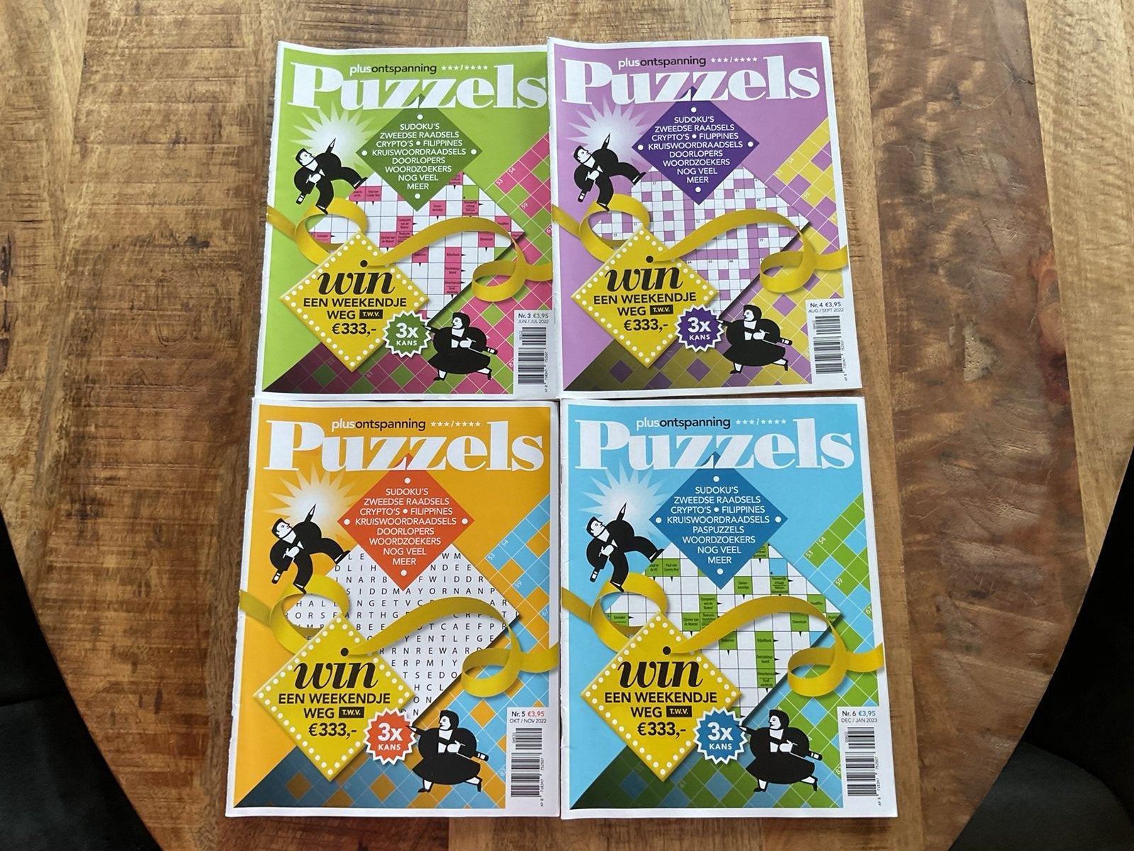 4 x puzzelboekjes, Ophalen of Verzenden, Nieuw