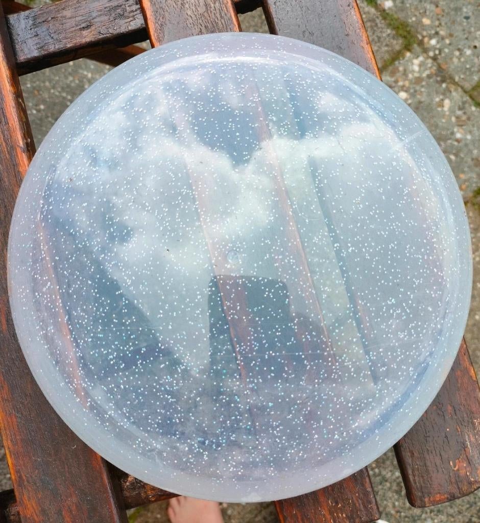 Glitter frisbee, Ophalen of Verzenden, Zo goed als nieuw