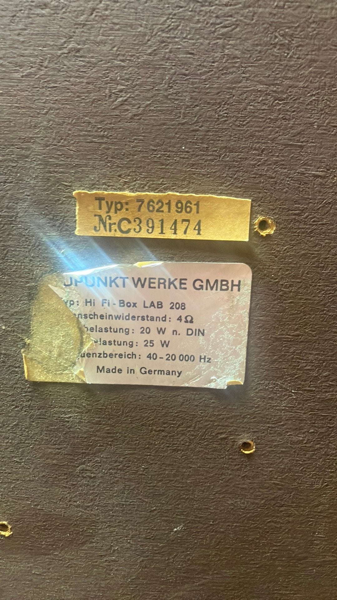 Blaupunkt speakers lab 208, Overige merken, Stereo speakers, Gebruikt, Blaupunkt