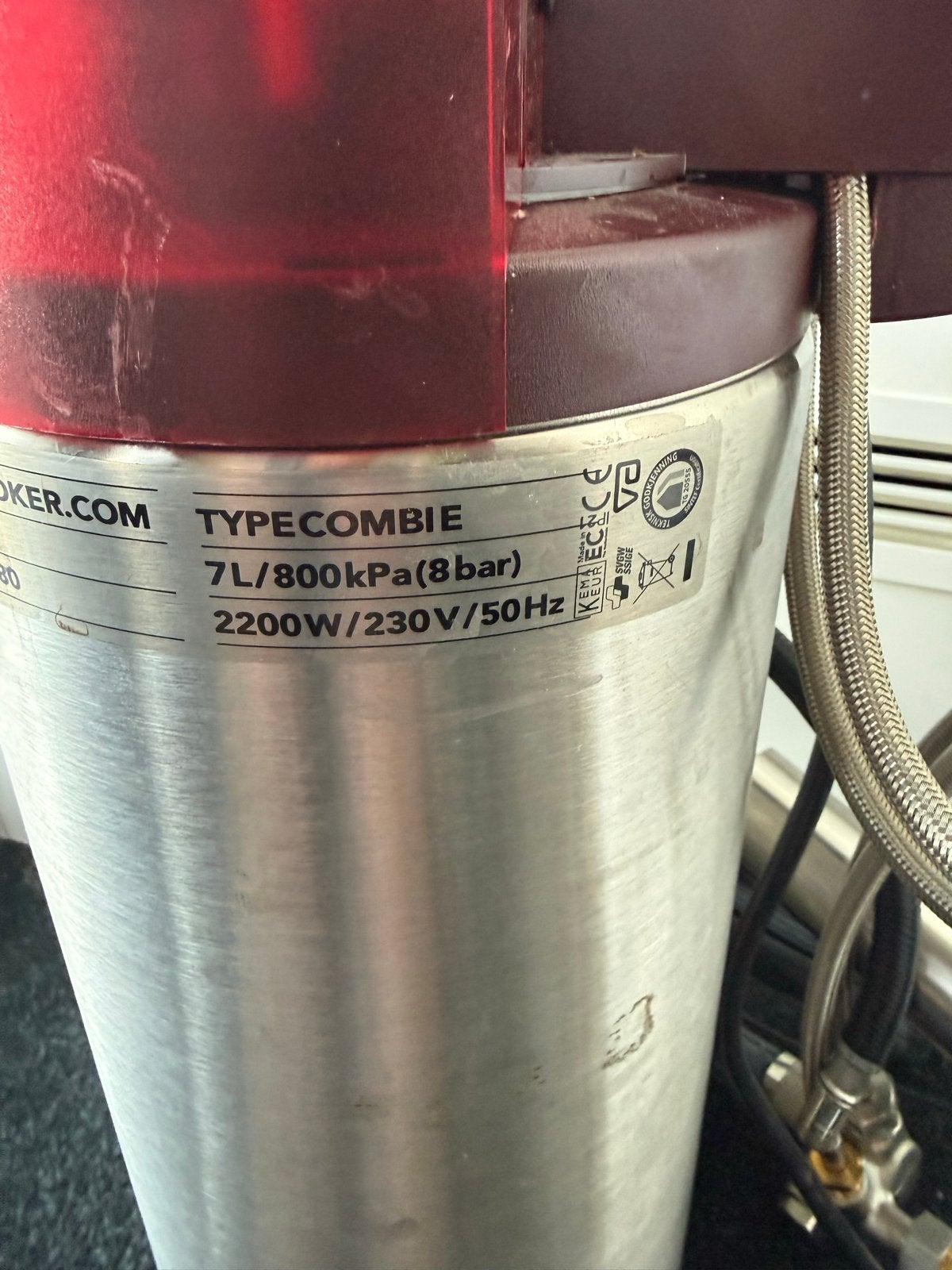 Quooker Combi met interne lekkage - voor onderdelen/reparati, Zilver, Ophalen of Verzenden, Metaal, Overige merken