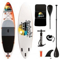 NIEUWE Aqualust oranje  10.6 SUP set kompleet met garantie, Ophalen of Verzenden, Nieuw, SUP-boards