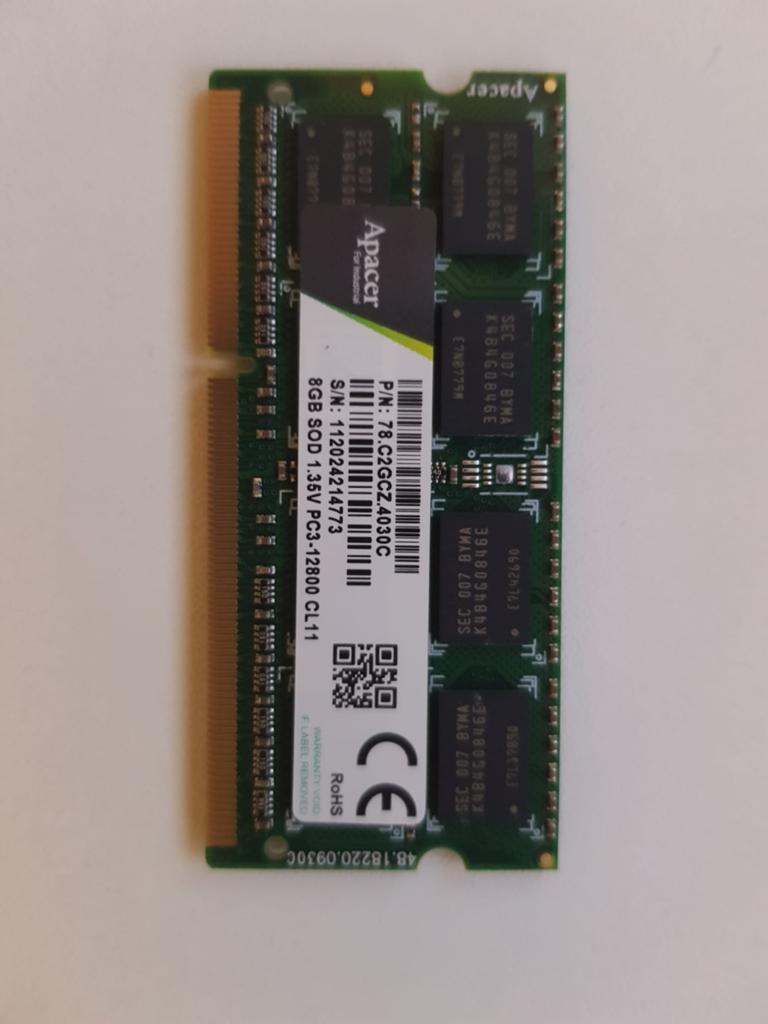Apacer 8GB DDR3L RAM geheugen, Computers en Software, Ophalen of Verzenden, DDR3, Desktop