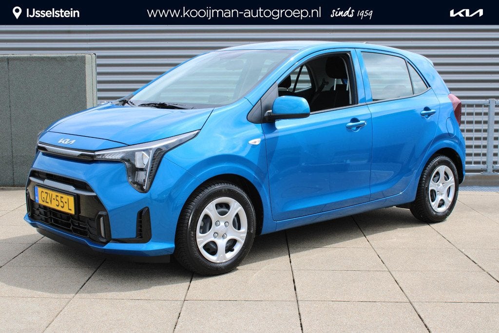 Kia Picanto 1.0 DPI DynamicLine Camera / Navigatie / All sea, Auto's, Kia, Stof, Euro 6, Origineel Nederlands, 19 km/l