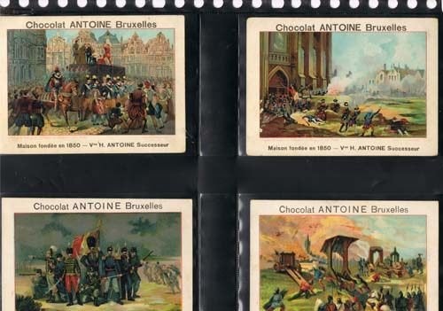 Oude Chocolat Antoine - kaartjes, Ophalen of Verzenden, Overige typen
