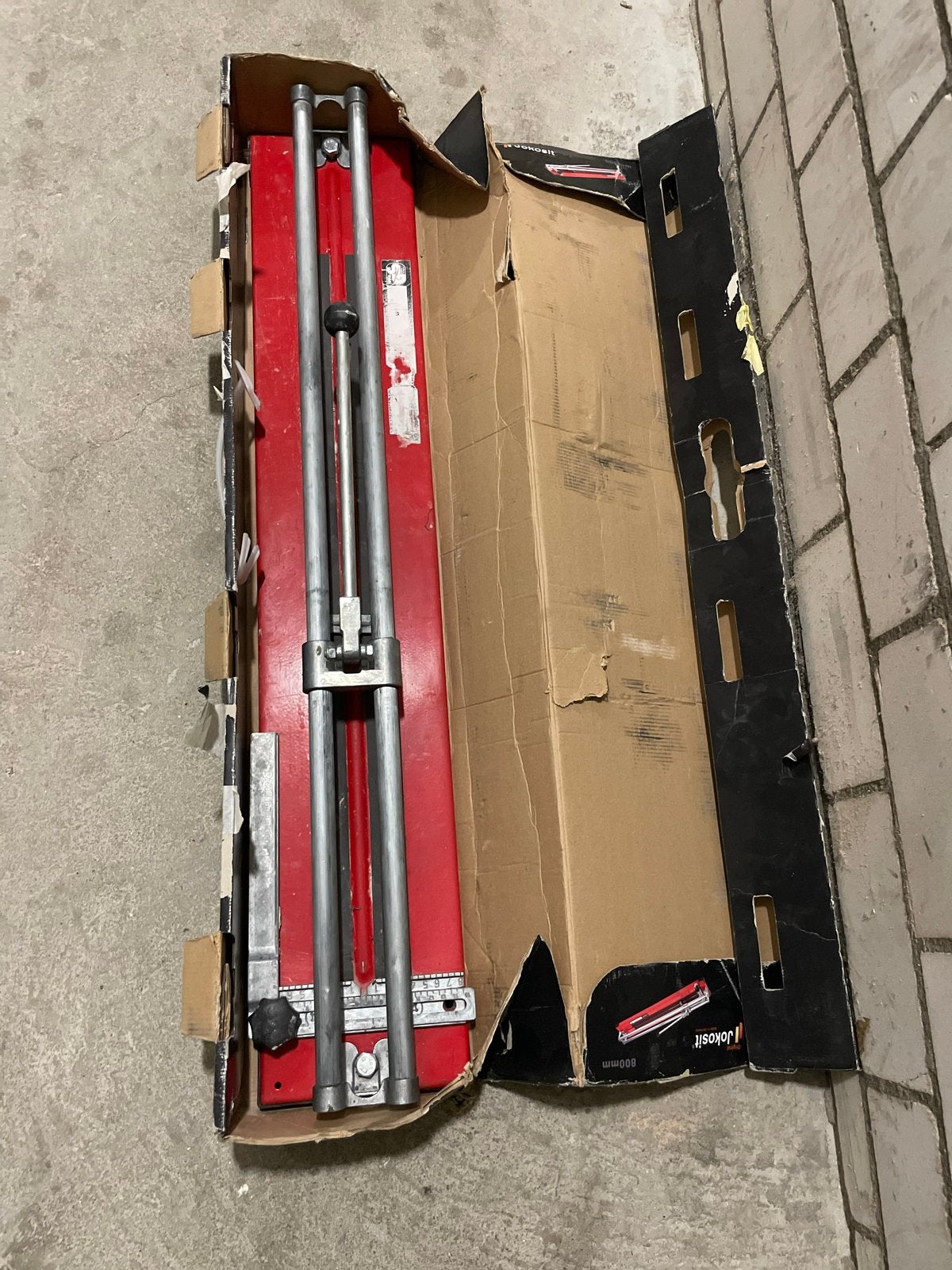 Jokosit tegelsnijder 600mm, Ophalen, Gebruikt, Snijgereedschap, Overige merken