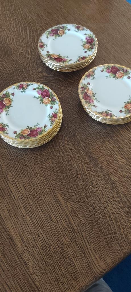 Royal albert gebaksbordjes  16cm  11 stuks, Ophalen