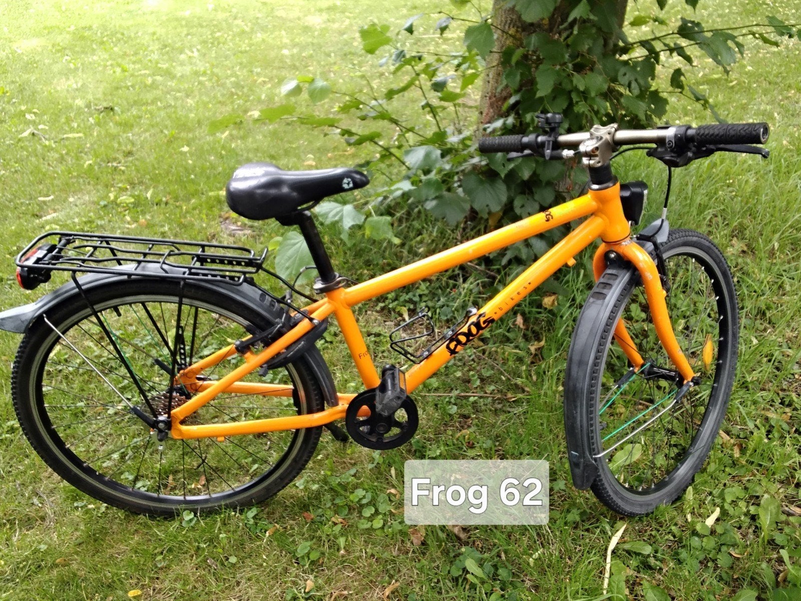 Frog 62 oranje (refurbished) kinderfiets 24" 8 versnellingen, Fietsen en Brommers, Ophalen, 24 inch of meer, Gebruikt, Frog Bikes