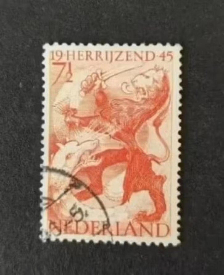 Nederland NVPH 443, Verzenden, Na 1940, Gestempeld