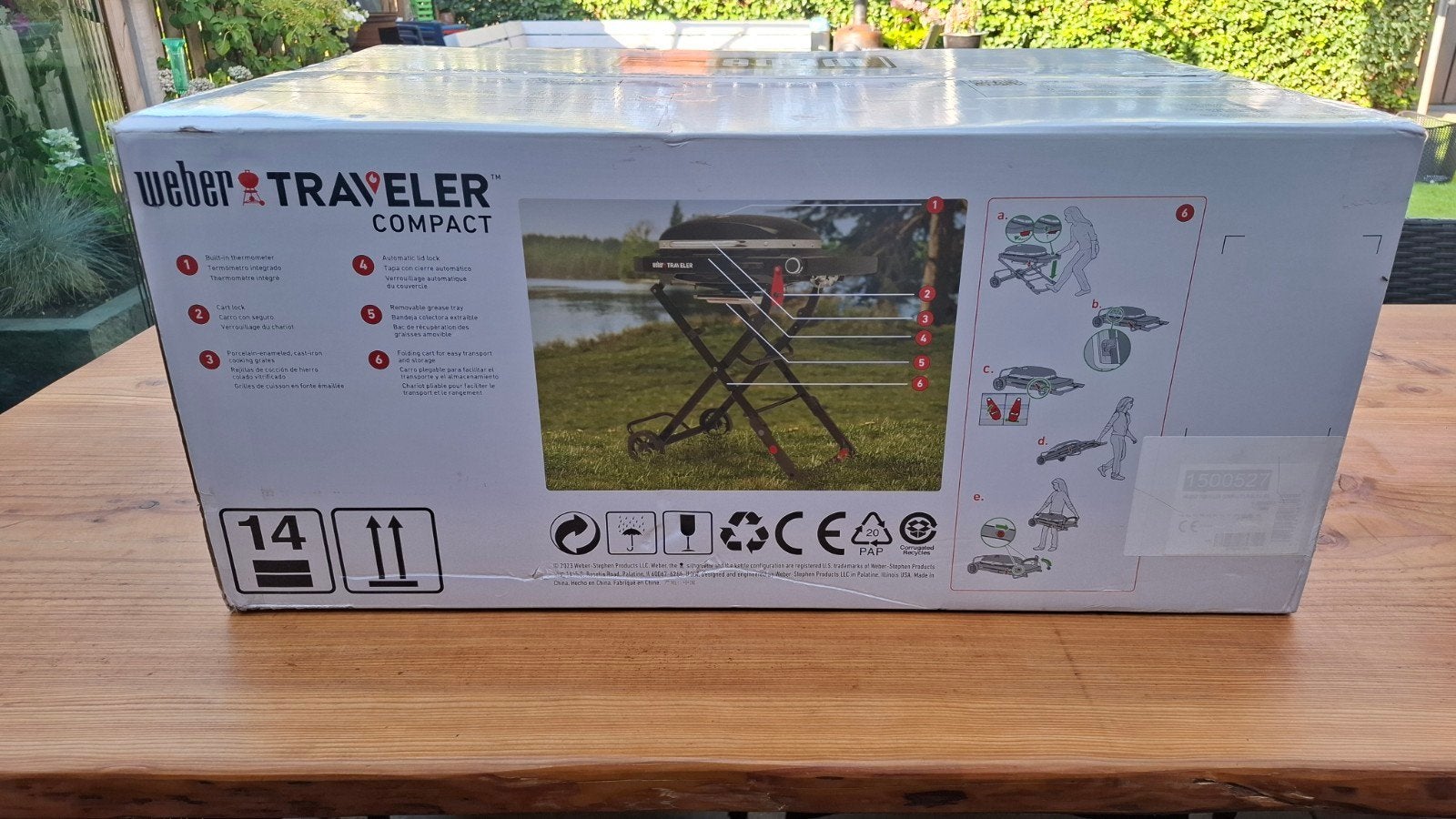 Te koop aangeboden: Weber Travel BBQ, Ophalen, Nieuw, Weber Travel BBQ