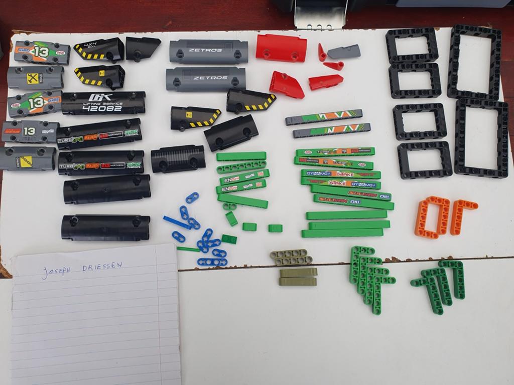 Lego twchnics onderdelen, Ophalen of Verzenden, Zo goed als nieuw
