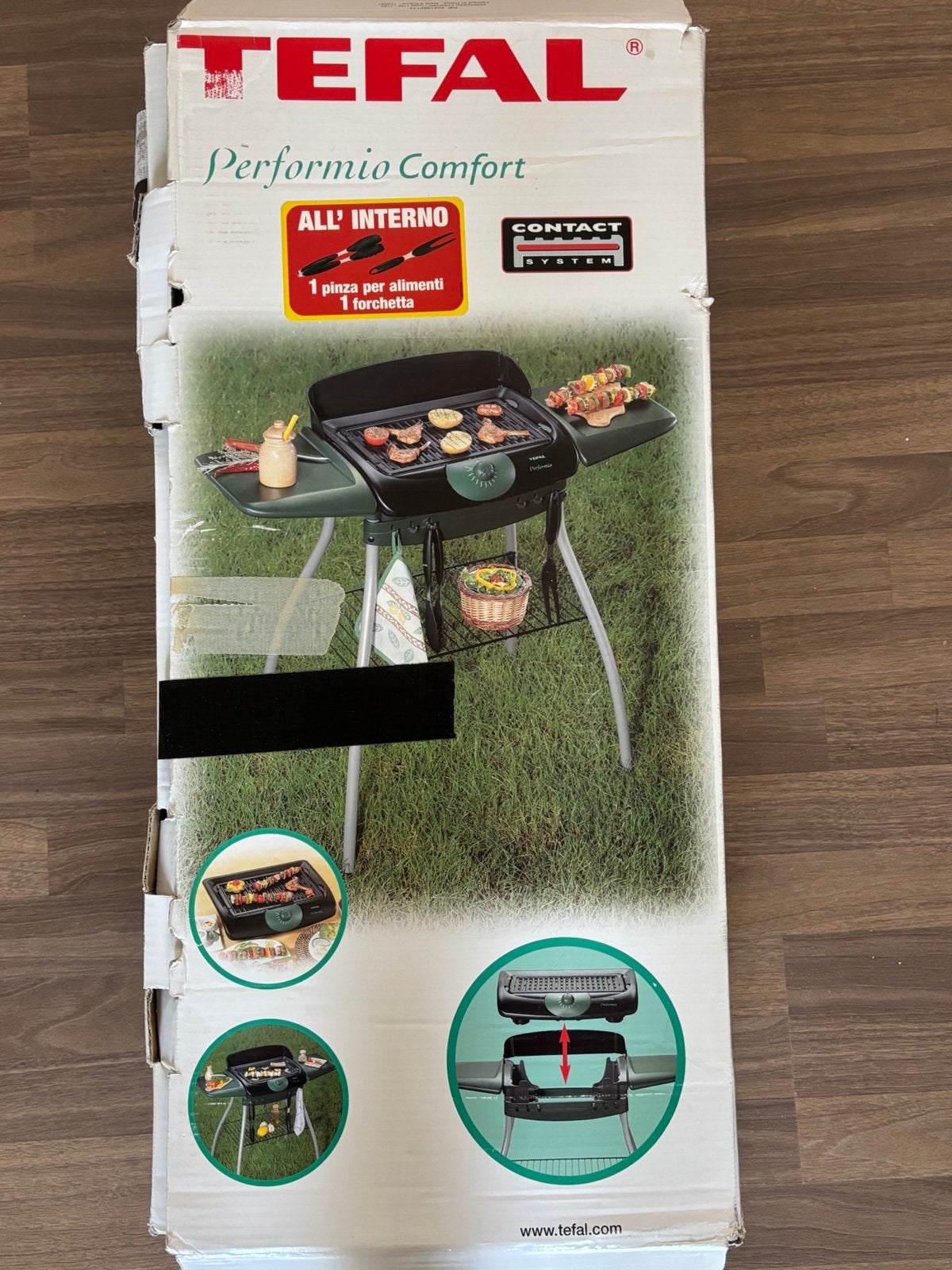 Tefal Performio elektrische BBQ ! Groot deel ongebruikt, Ophalen, Gebruikt