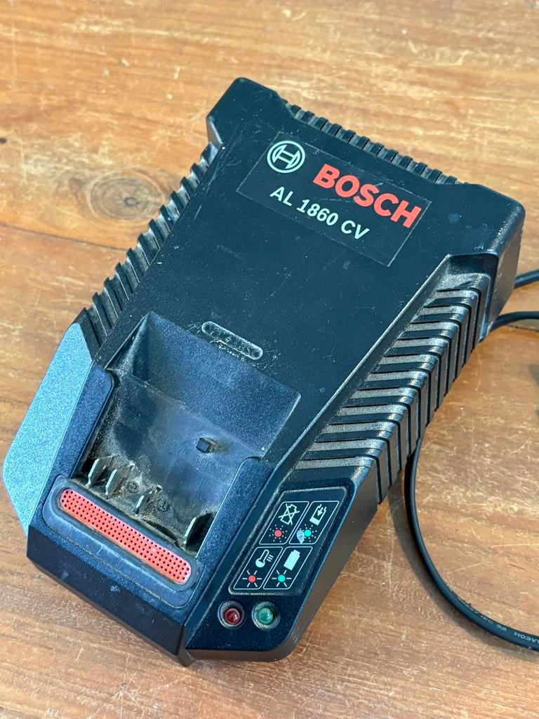 Bosch Acculader AL 1860 CV - Zeer goede conditie, Ophalen of Verzenden, Zo goed als nieuw, Overige typen