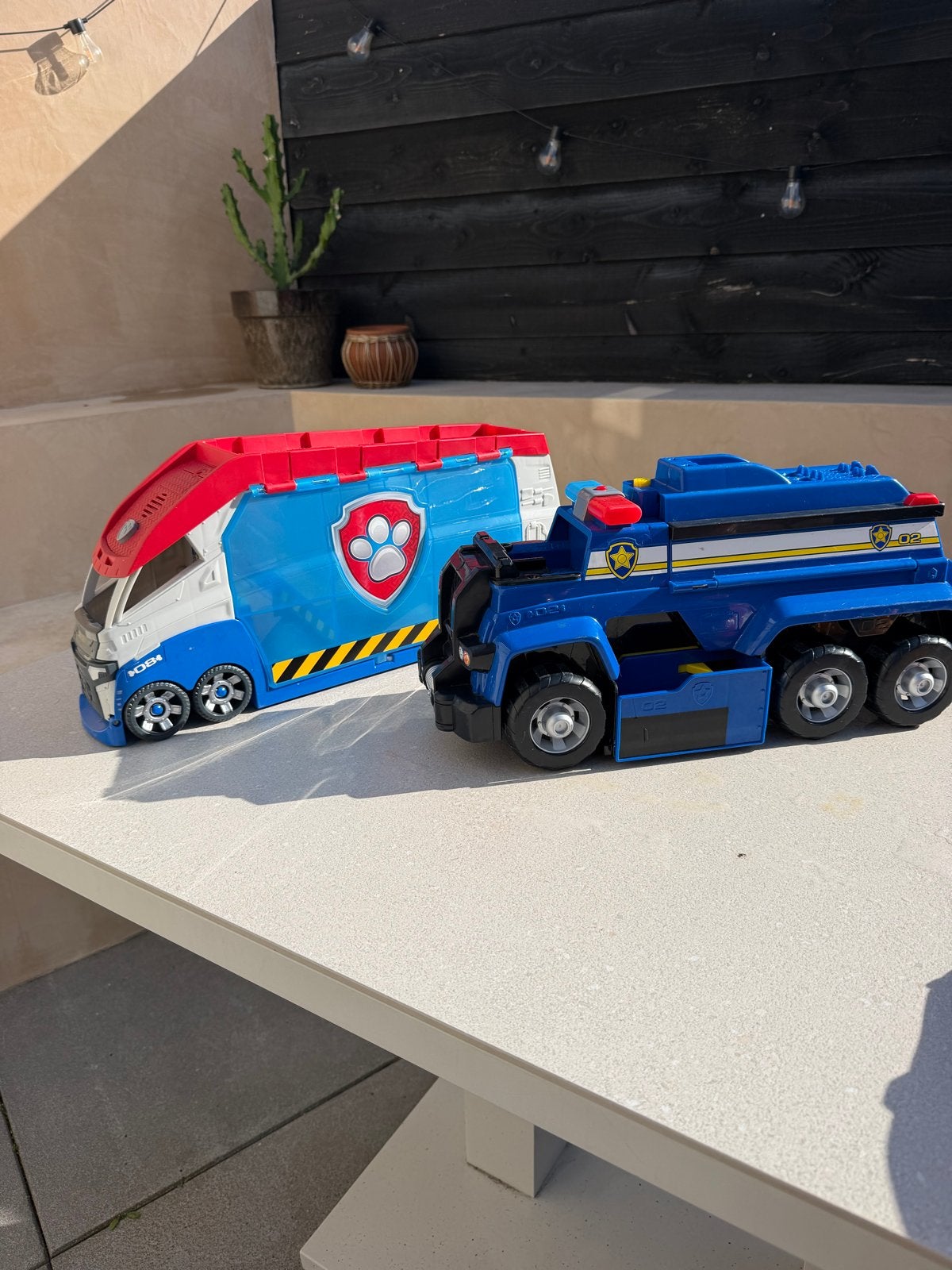 Paw Patrol speelgoedvoertuigen - Patroller en Cruiser, Kinderen en Baby's, Ophalen of Verzenden, Gebruikt