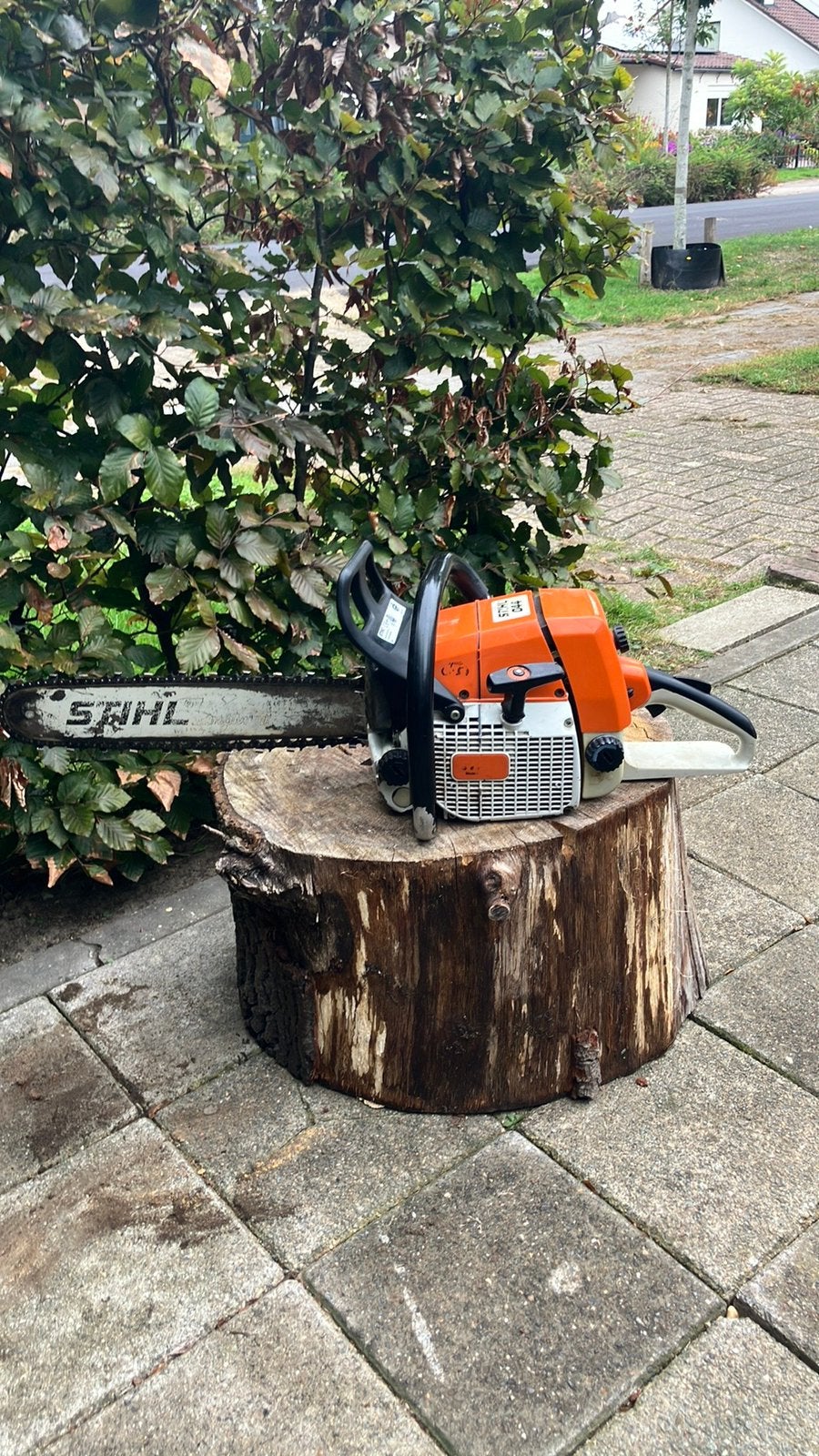 Stihl 044 kettingzaag, Tuin en Terras, Ophalen, Gebruikt